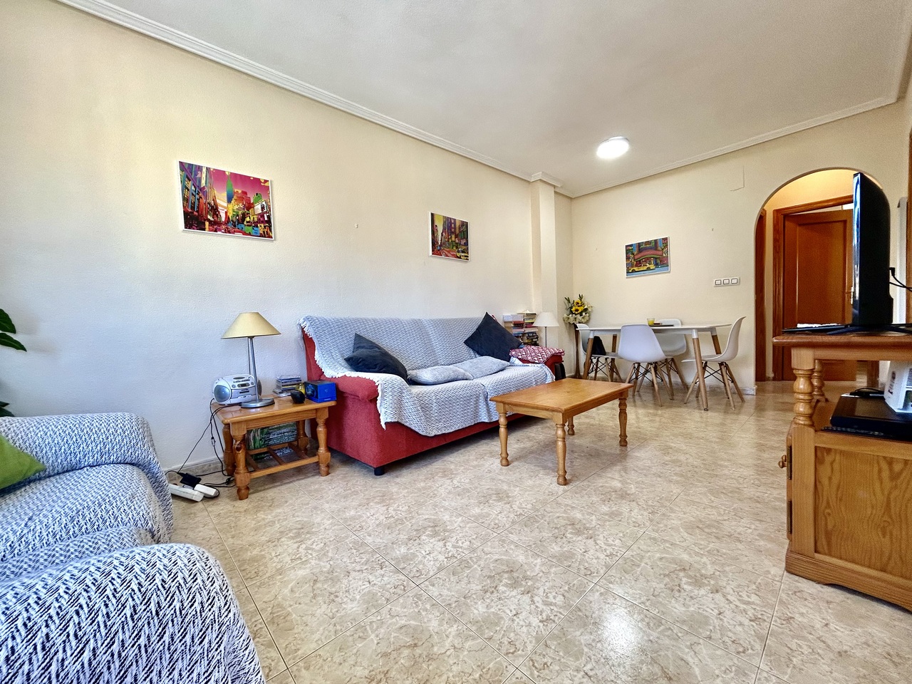 Terrace in penthouse for sale in La Zenia
