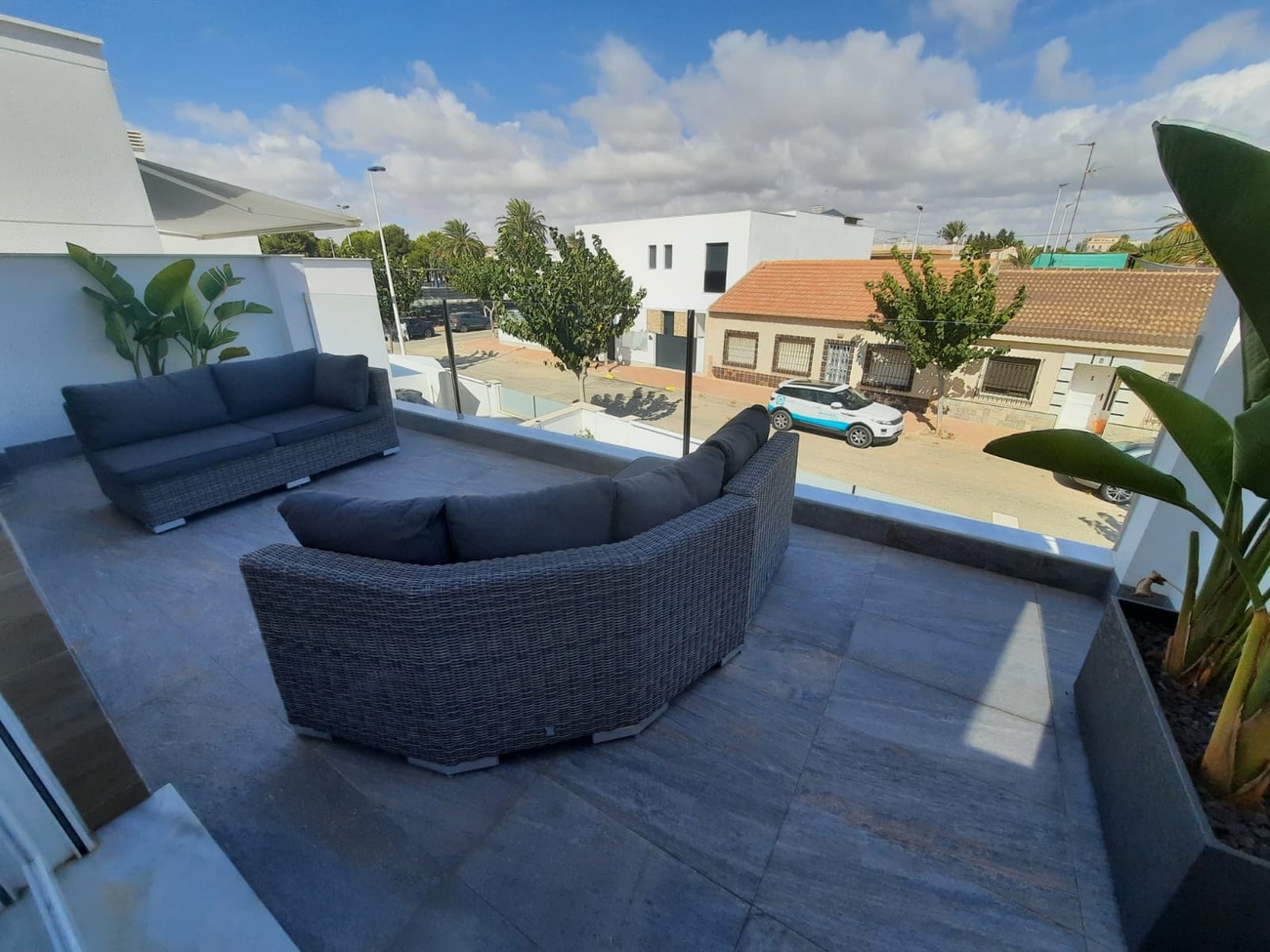 Terrace in villa for sale in San Pedro del Pinatar