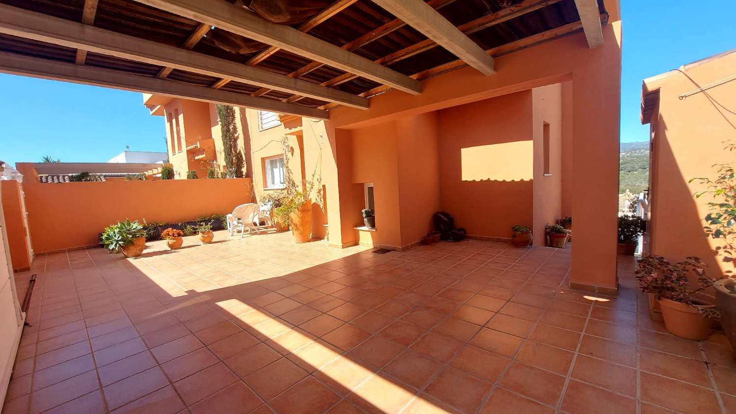 Master bedroom in villa for sale in Calpe