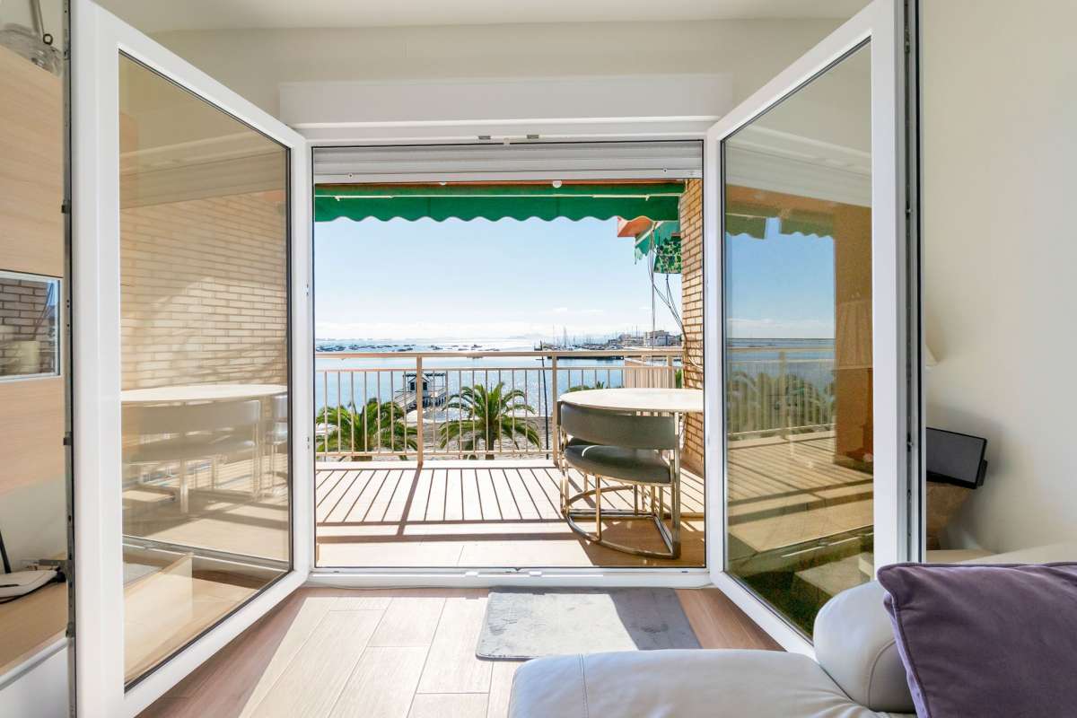 Pool area in apartment for sale in Lo Pagan