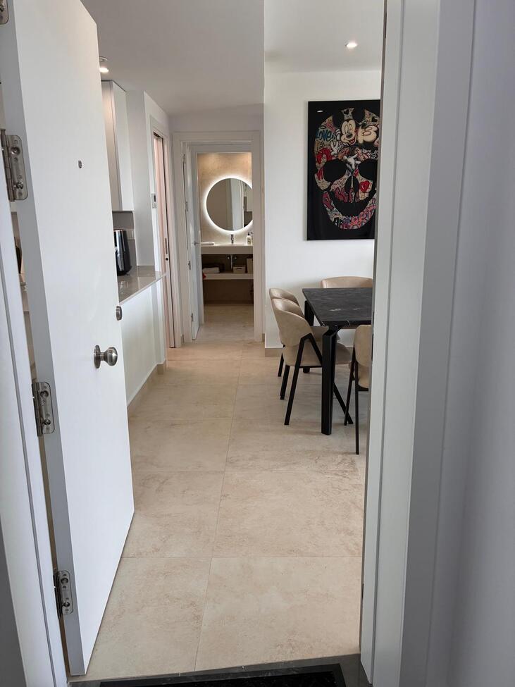 Pool area in apartment for sale in Aguilas