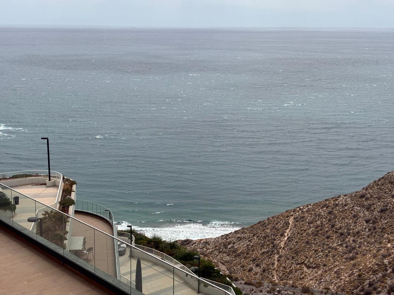 Pool area in apartment for sale in Aguilas