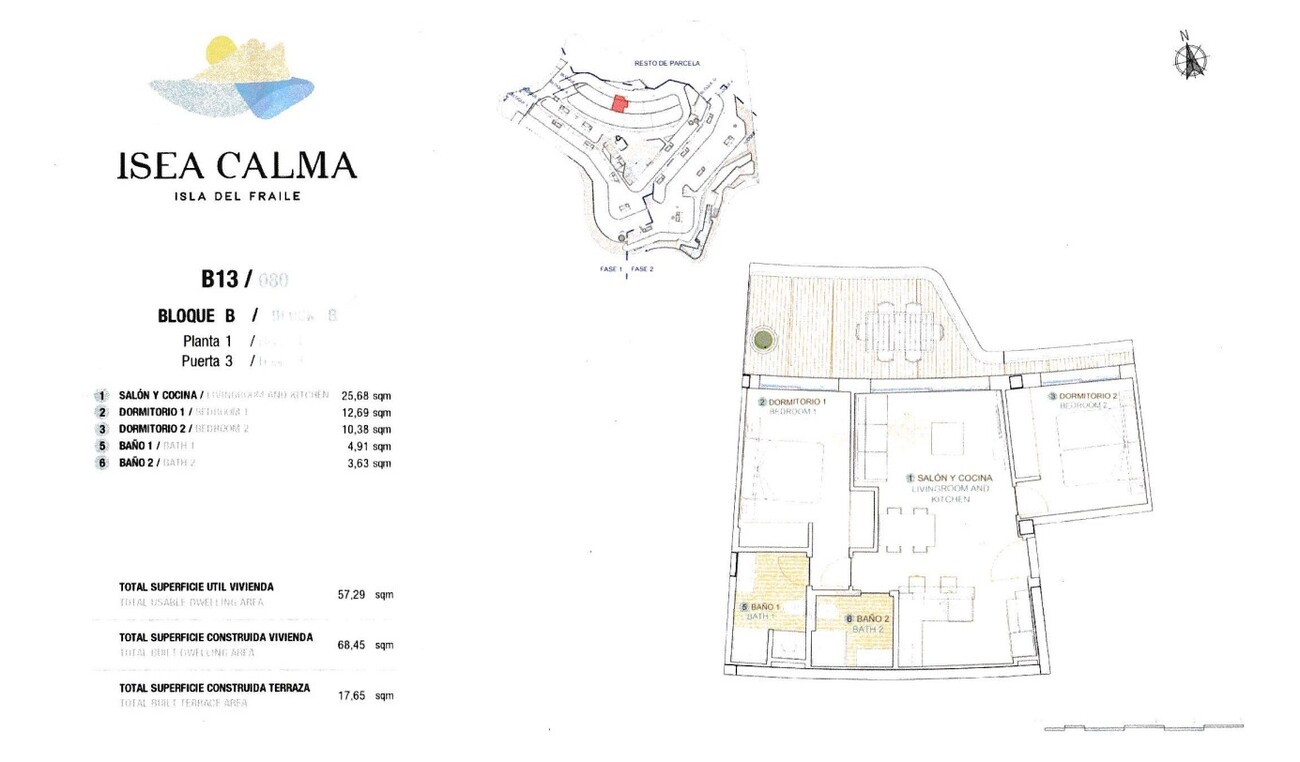 Terrace in apartment for sale in Aguilas