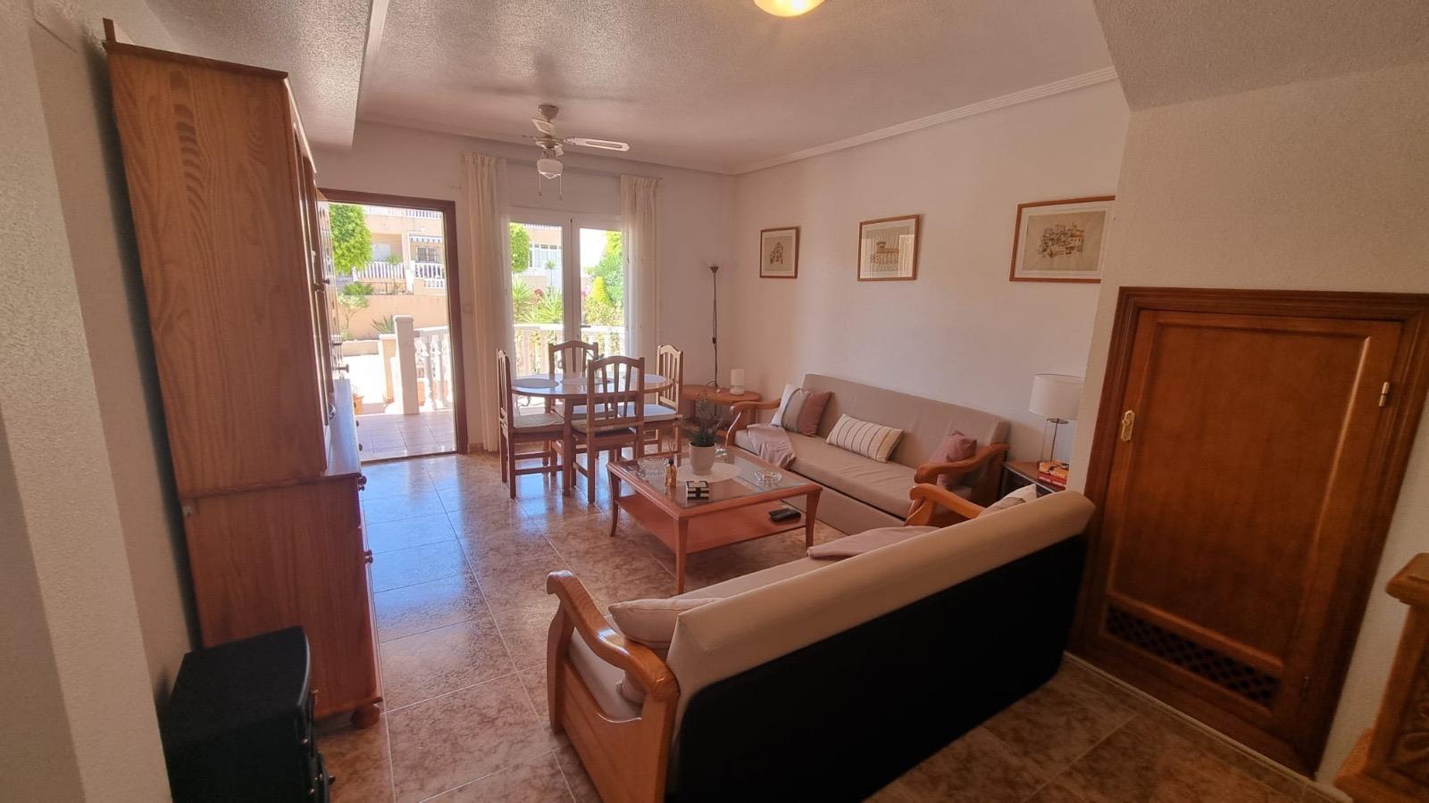 Dining area in duplex for sale in Orihuela Costa