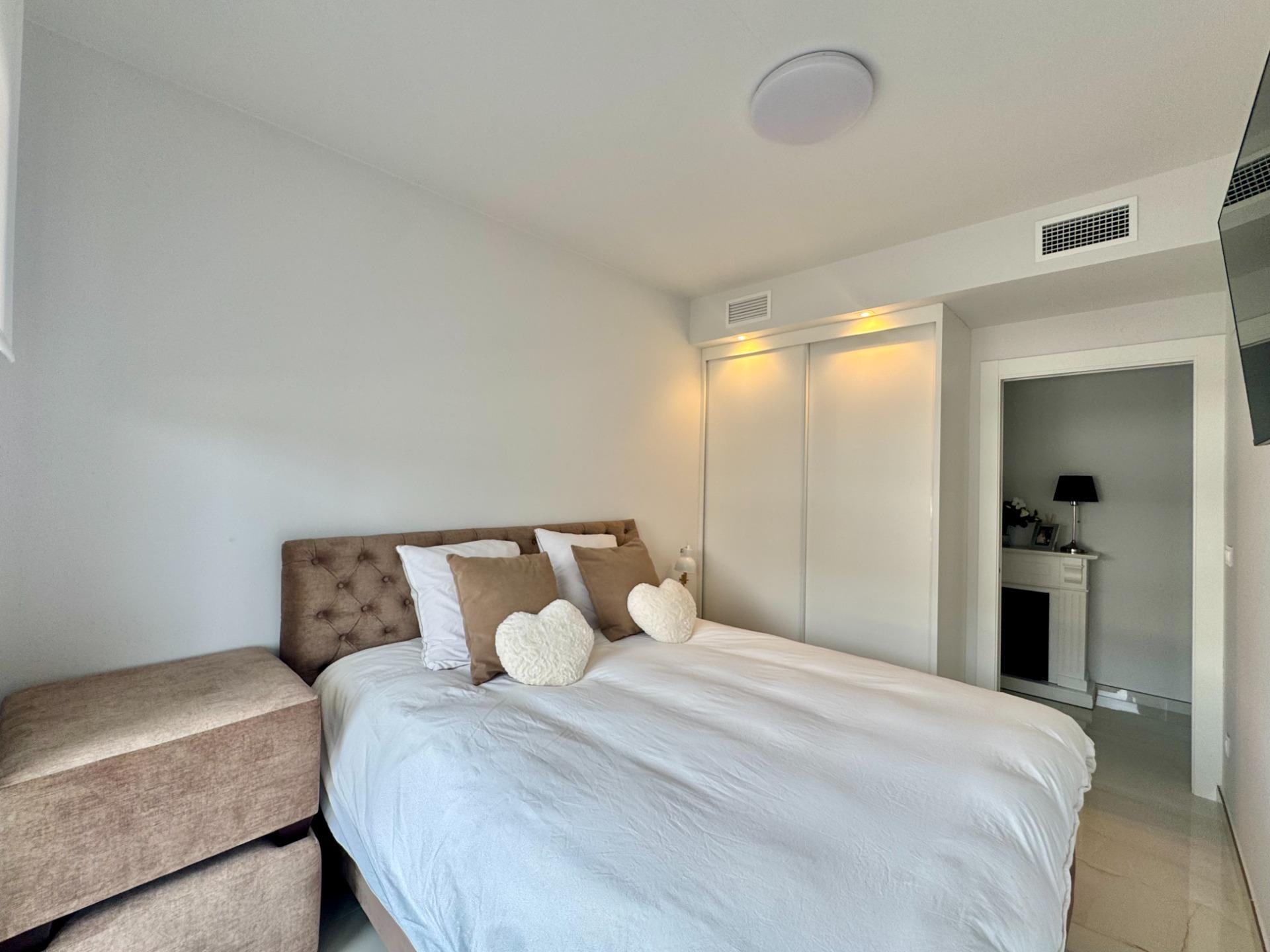 Master bedroom in apartment for sale in Orihuela Costa