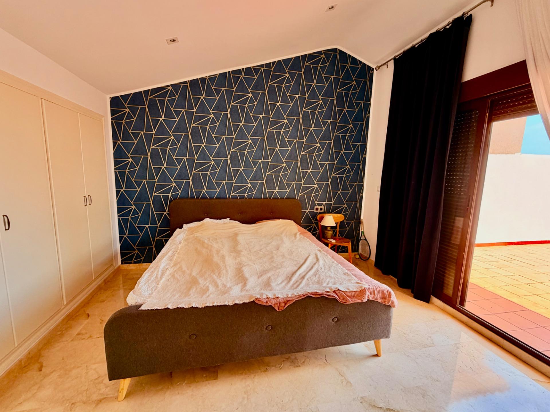 Master bedroom in apartment for sale in Orihuela Costa