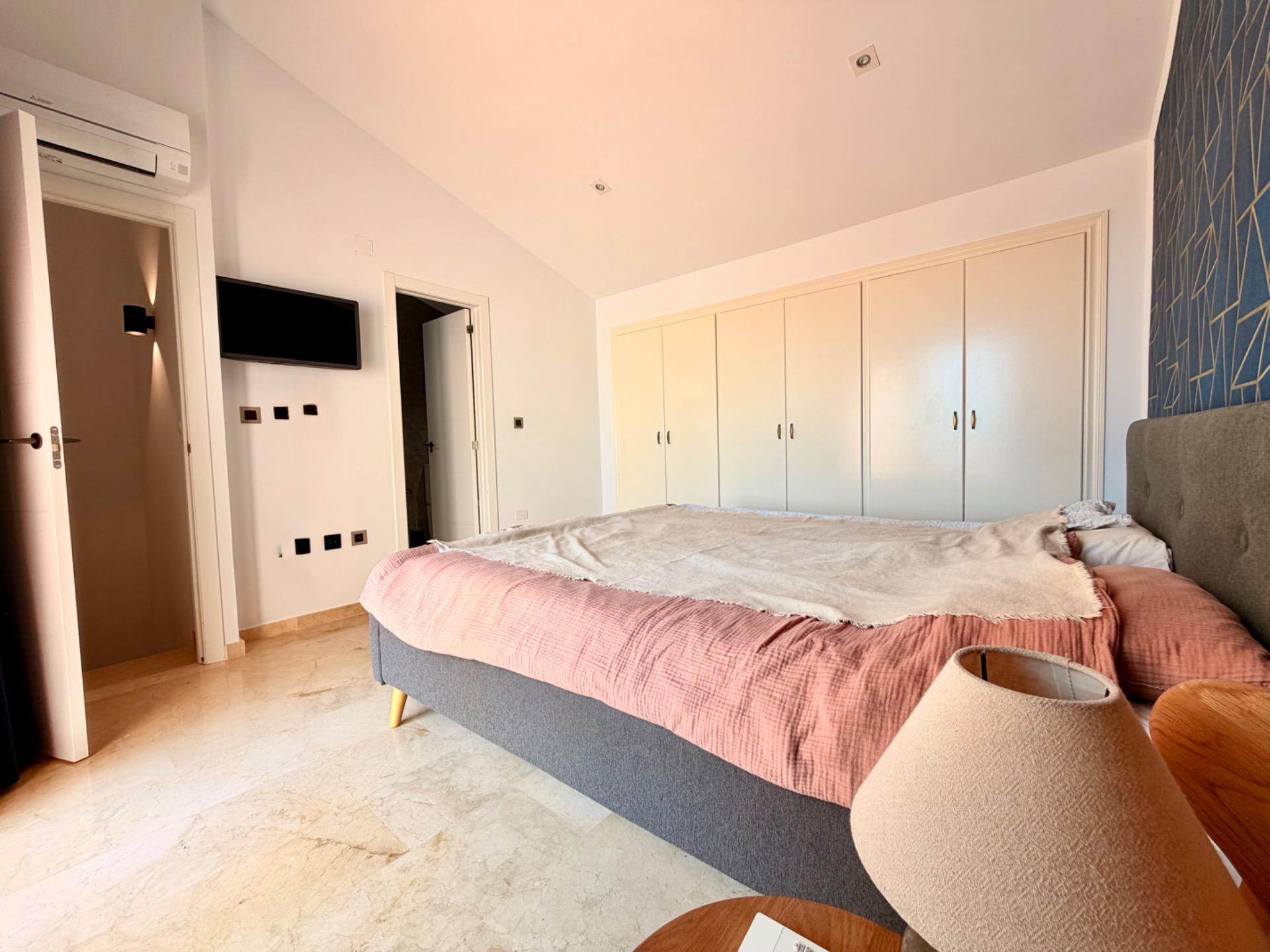Pool area in apartment for sale in Orihuela Costa