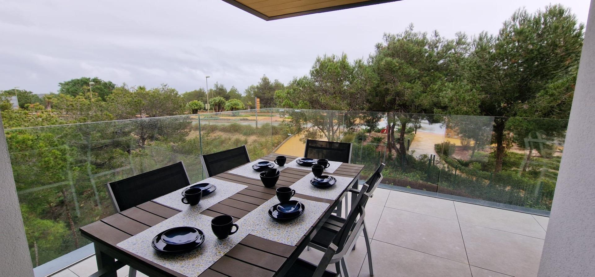 Pool area in apartment for sale in Orihuela