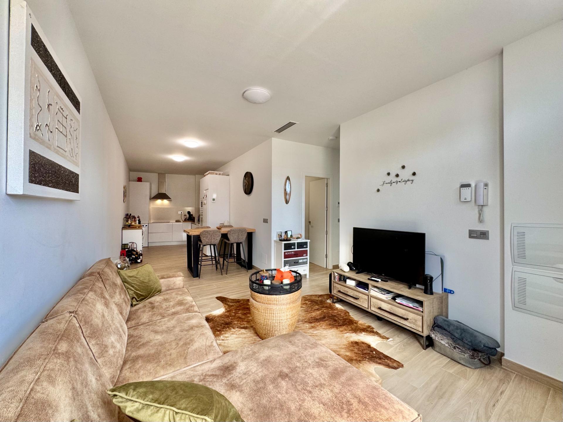 Living room in apartment for sale in Santiago de la Ribera