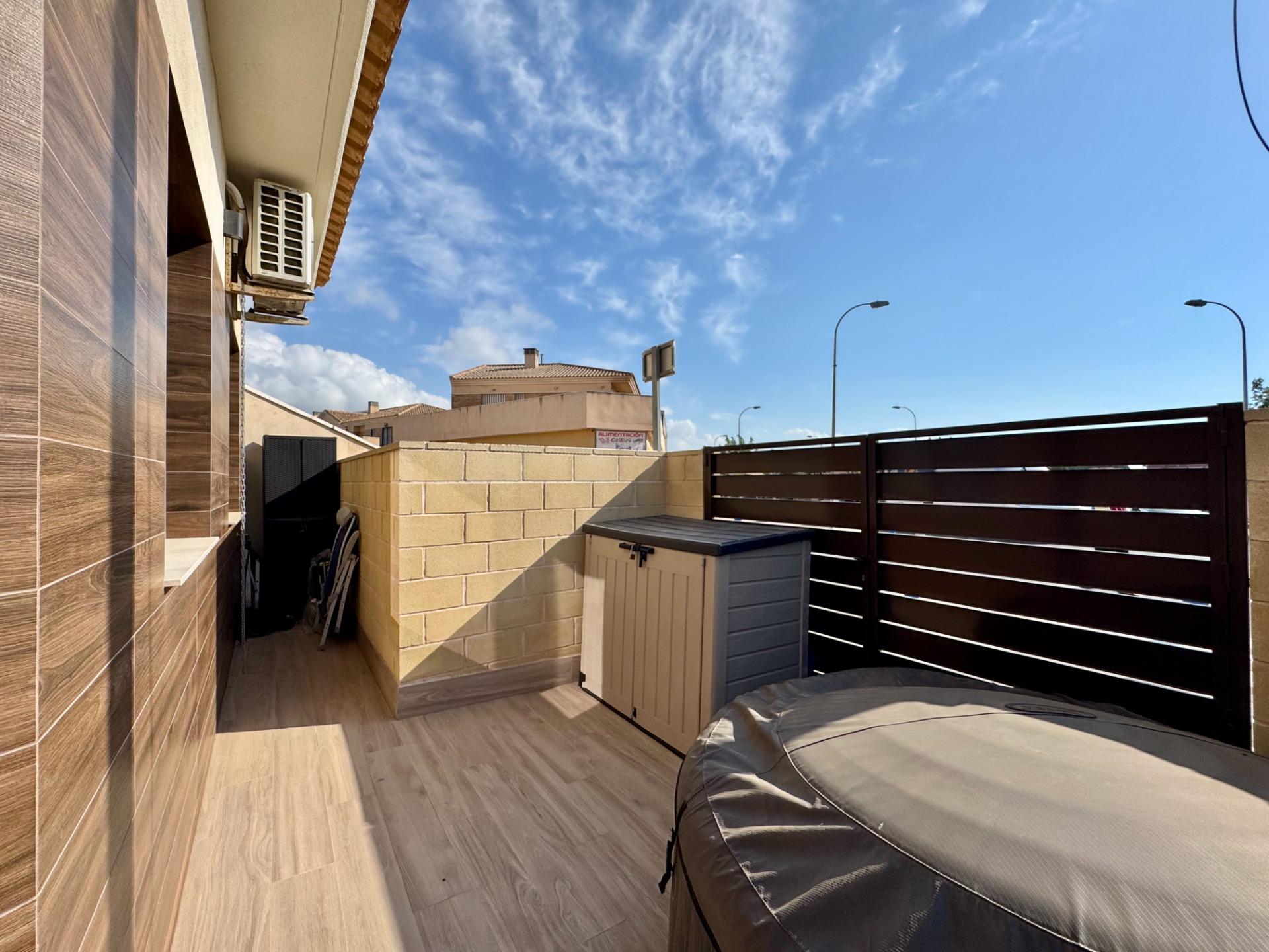 Pool area in apartment for sale in Santiago de la Ribera