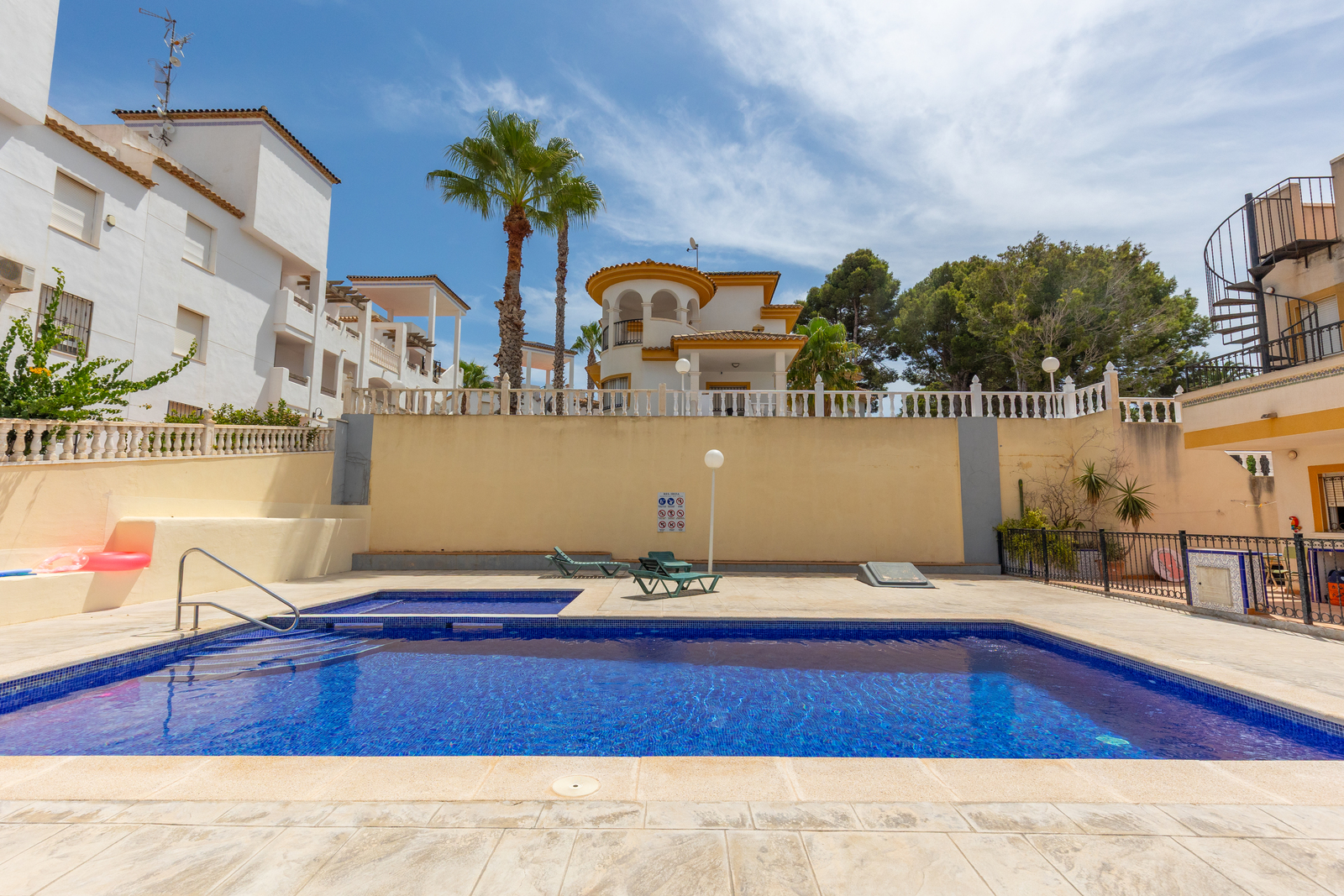 Pool area in apartment for sale in Orihuela