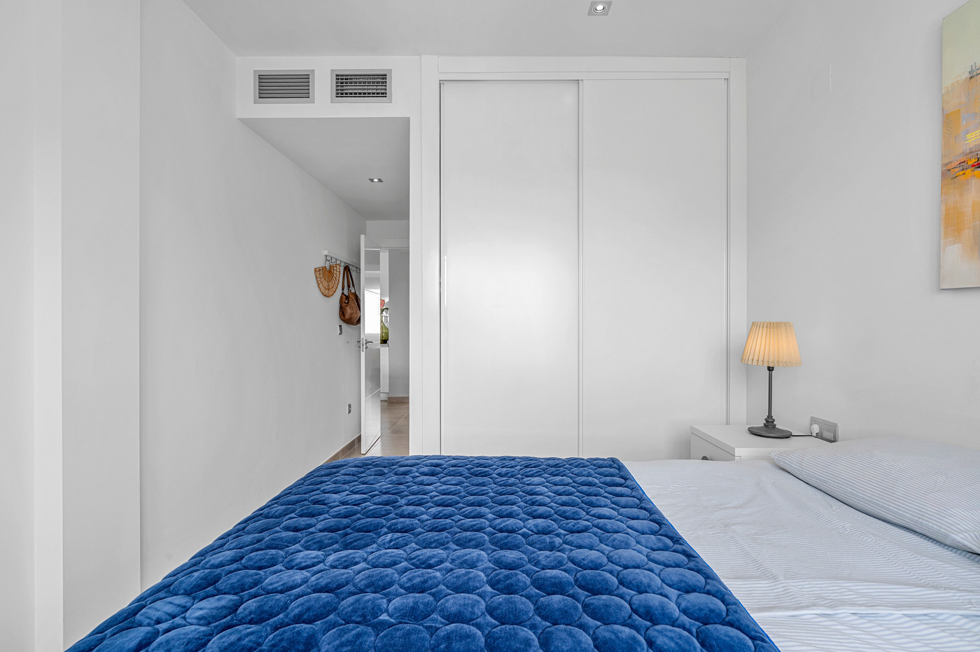 Master bedroom in bungalow for sale in Orihuela Costa