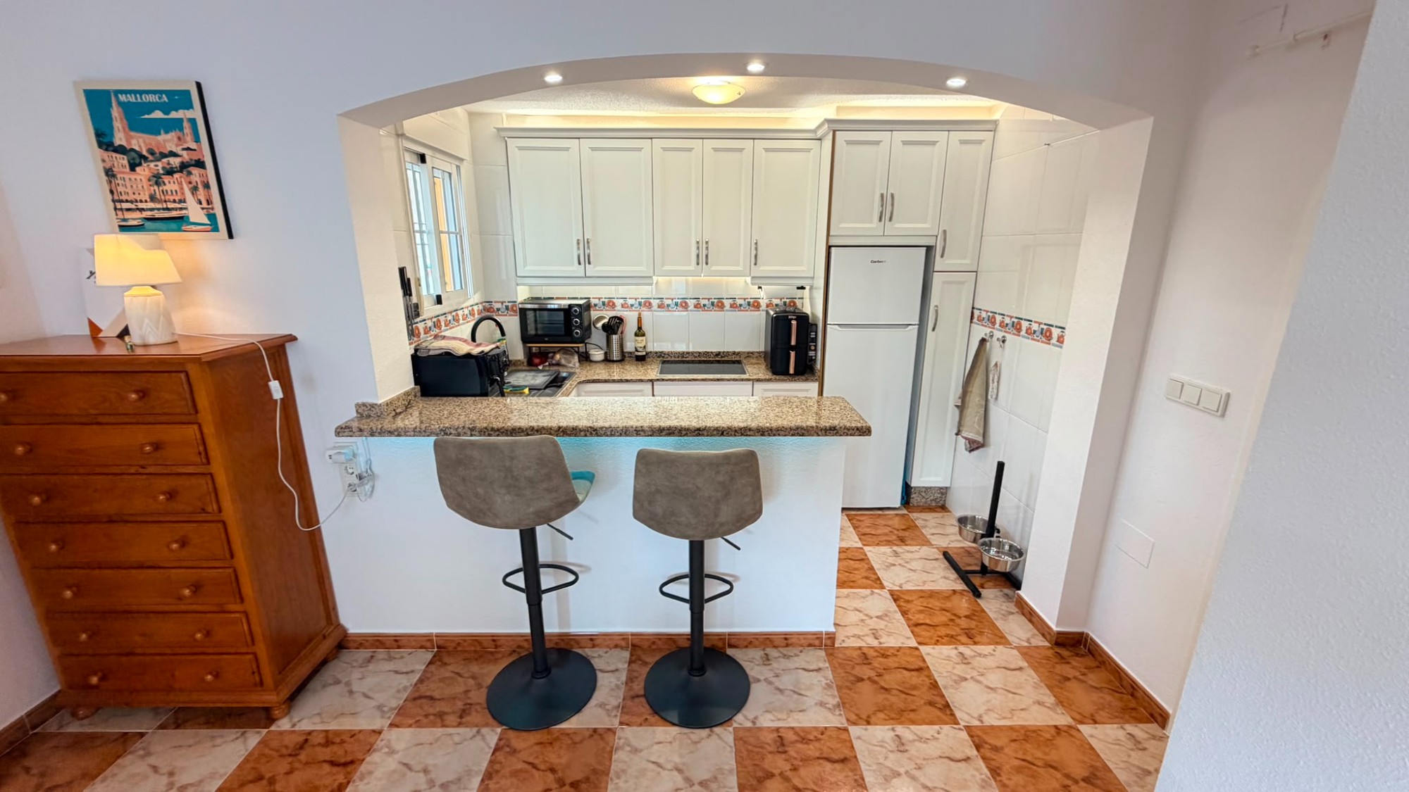 Pool area in terraced for sale in Cabo Roig