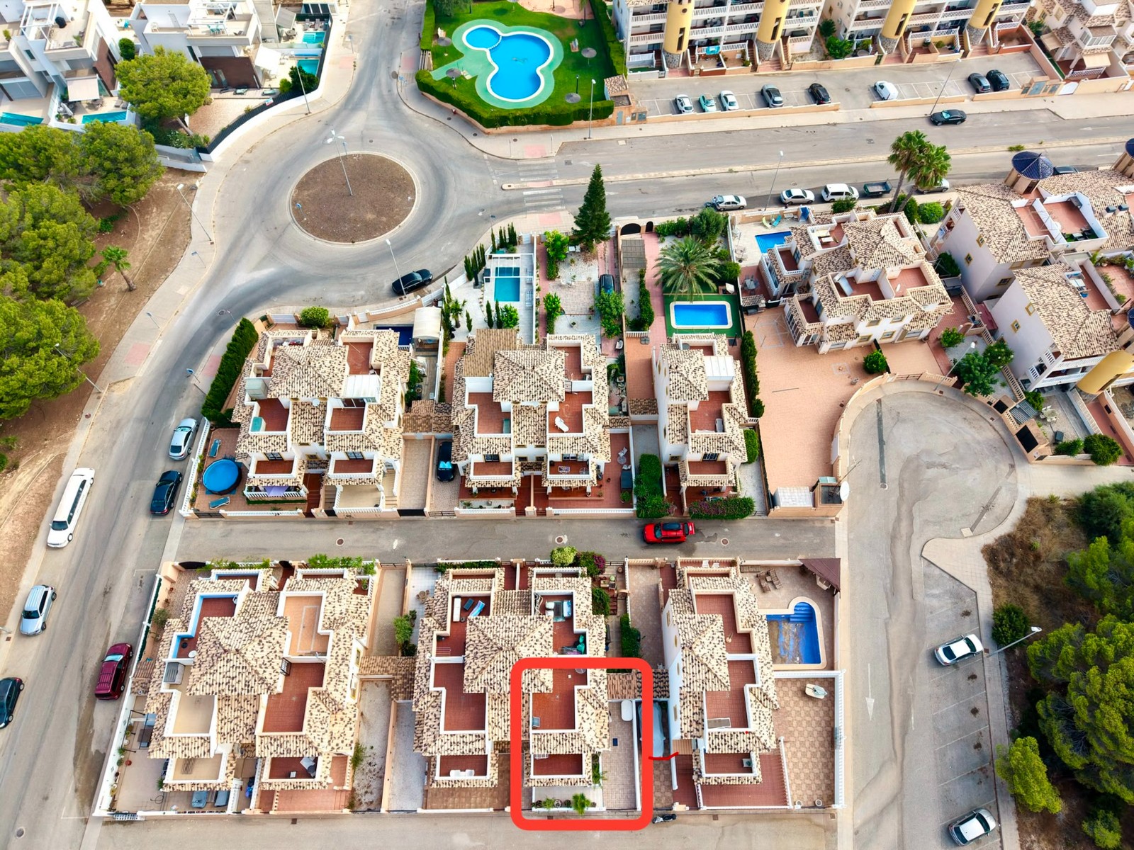 Exterior view in terraced for sale in Cabo Roig