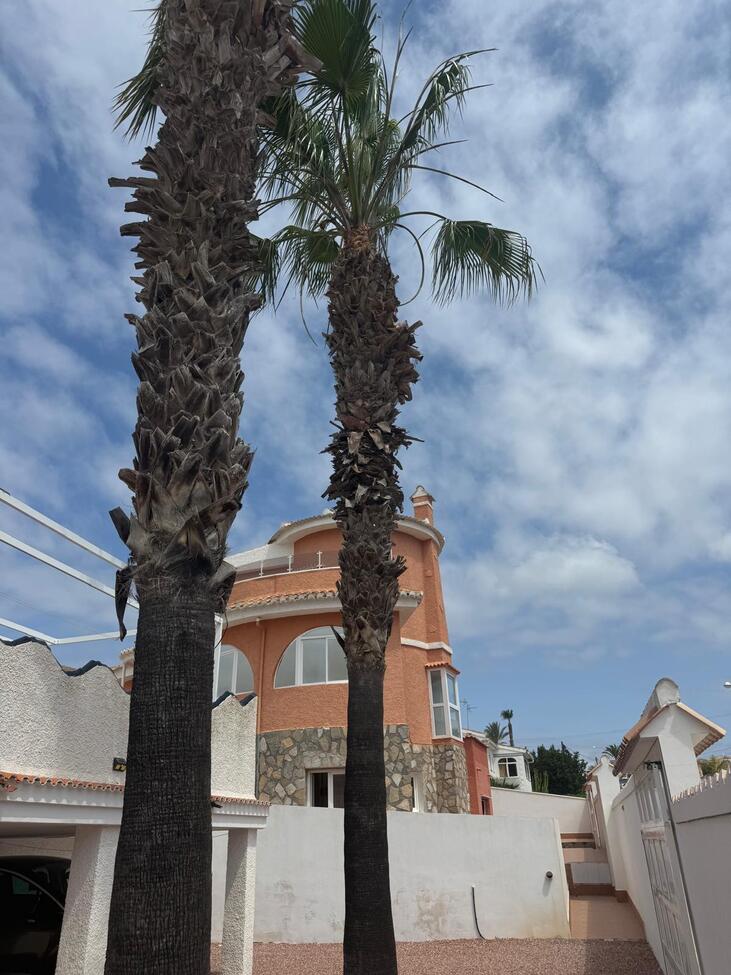 ☀️ Exclusive LUXURY Villa in Ciudad Quesada – Costa Blanca ☀️🔸 Price: €629,000🔸 3 bedrooms🔸 3 bathrooms🔸 Master bedroom with en-suite bathroom (bathtub) + terrace🔸 266 m² of living space/terraces🔸 700 m² plot🔸 Full basement (not included in the 266