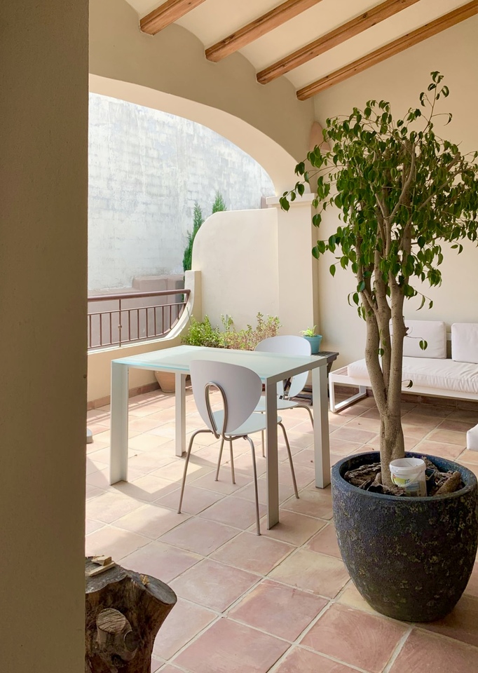 Living room in apartment for sale in Murla