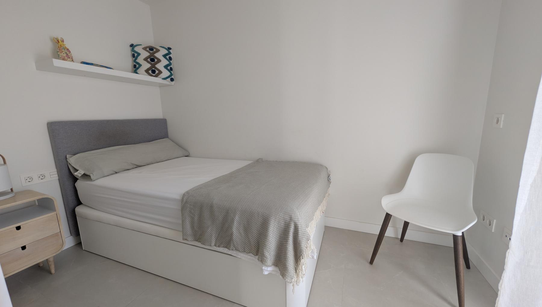 Pool area in villa for sale in Santiago de la Ribera