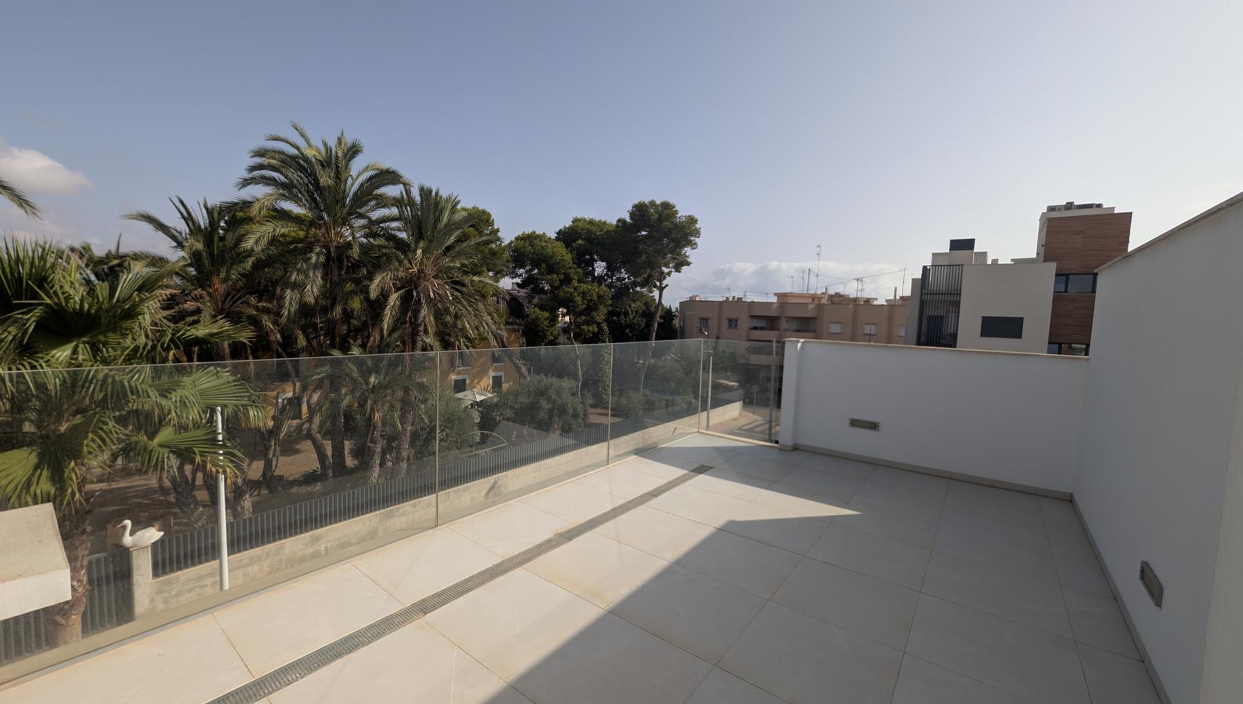 Terrace in villa for sale in Santiago de la Ribera