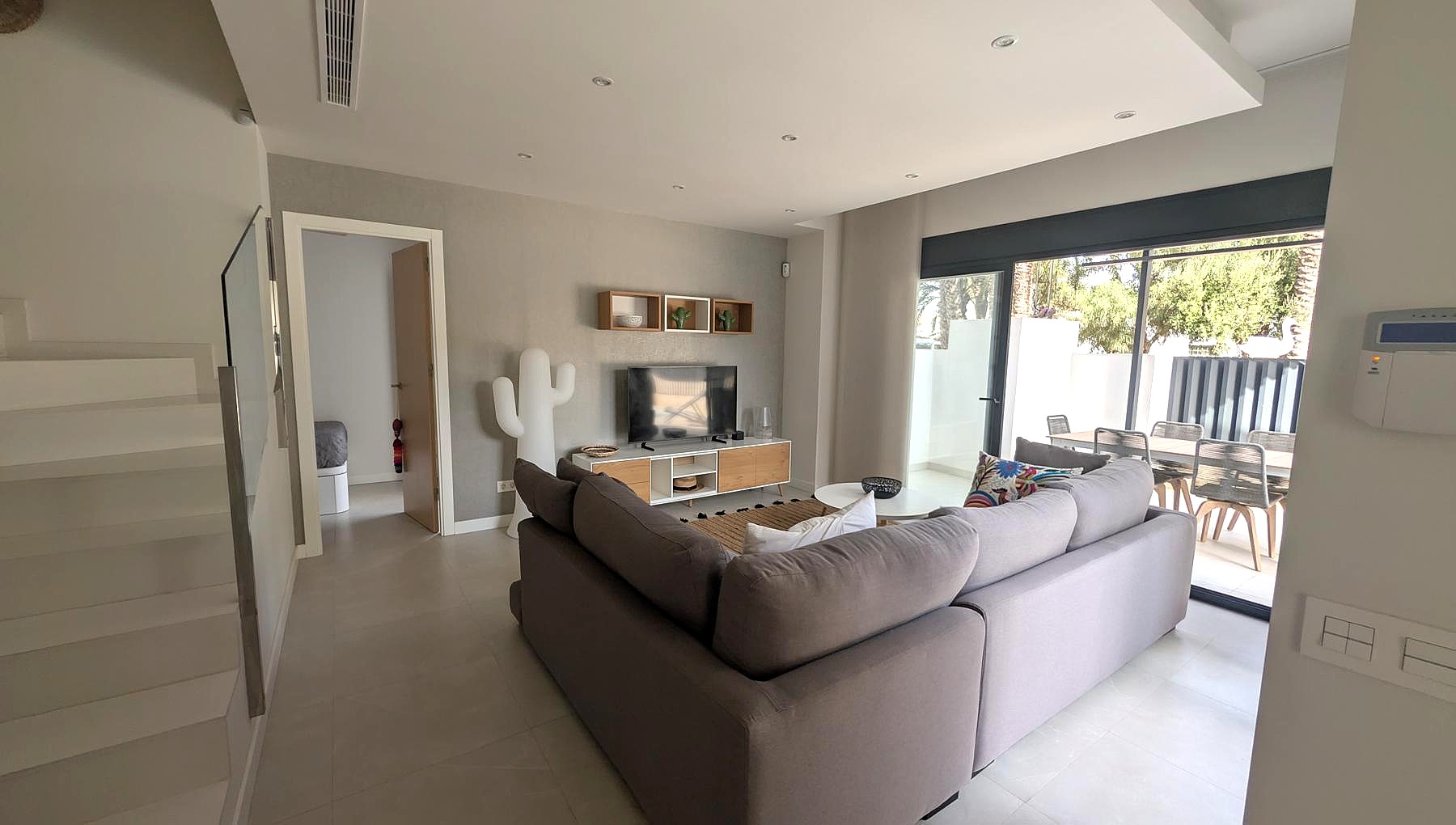 Terrace in villa for sale in Santiago de la Ribera