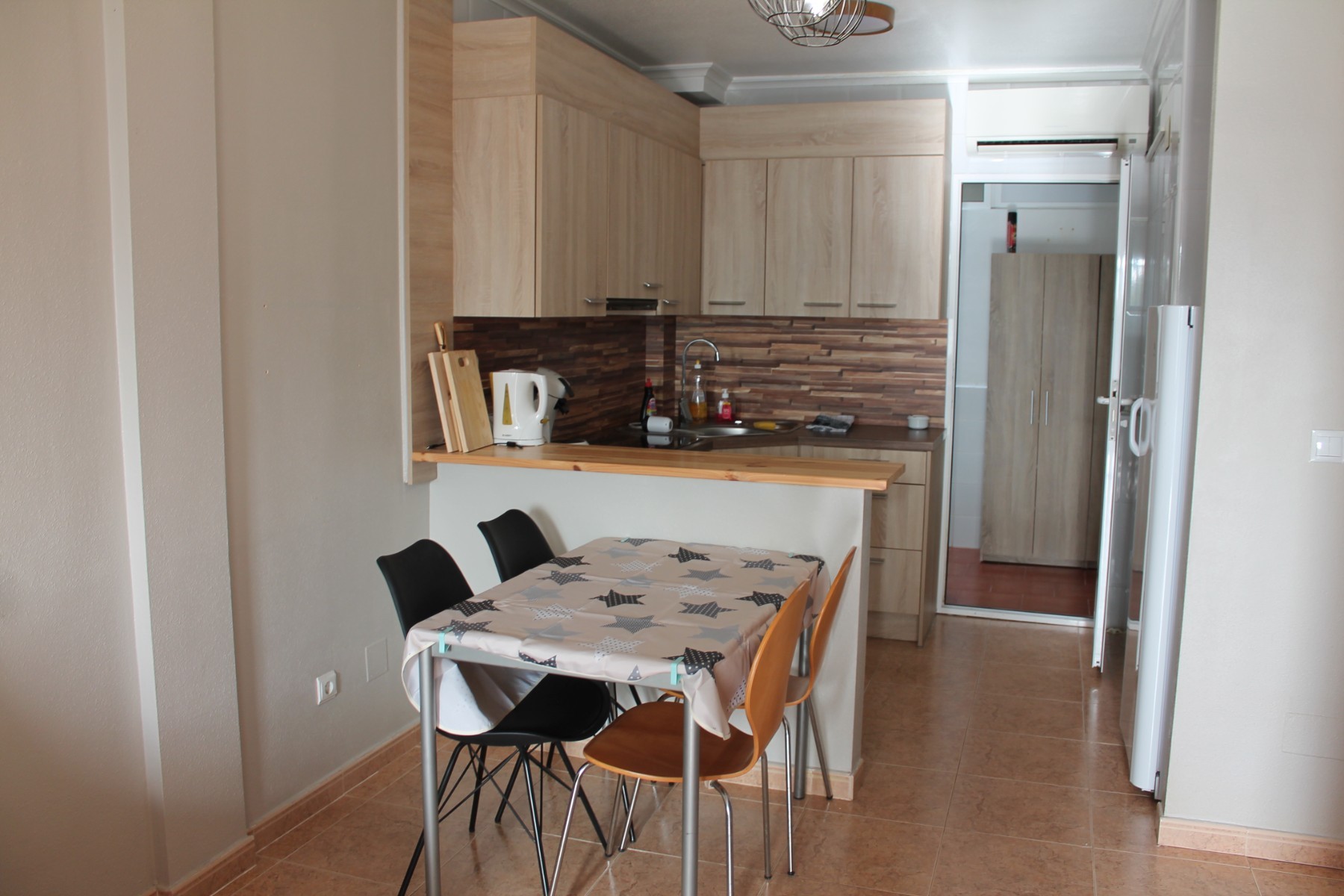 Pool area in apartment for sale in Orihuela Costa