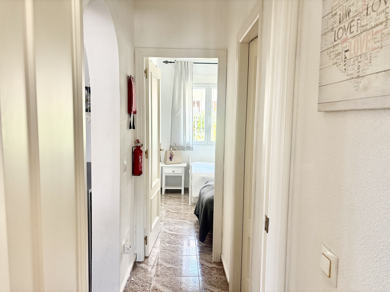 Pool area in apartment for sale in La Zenia