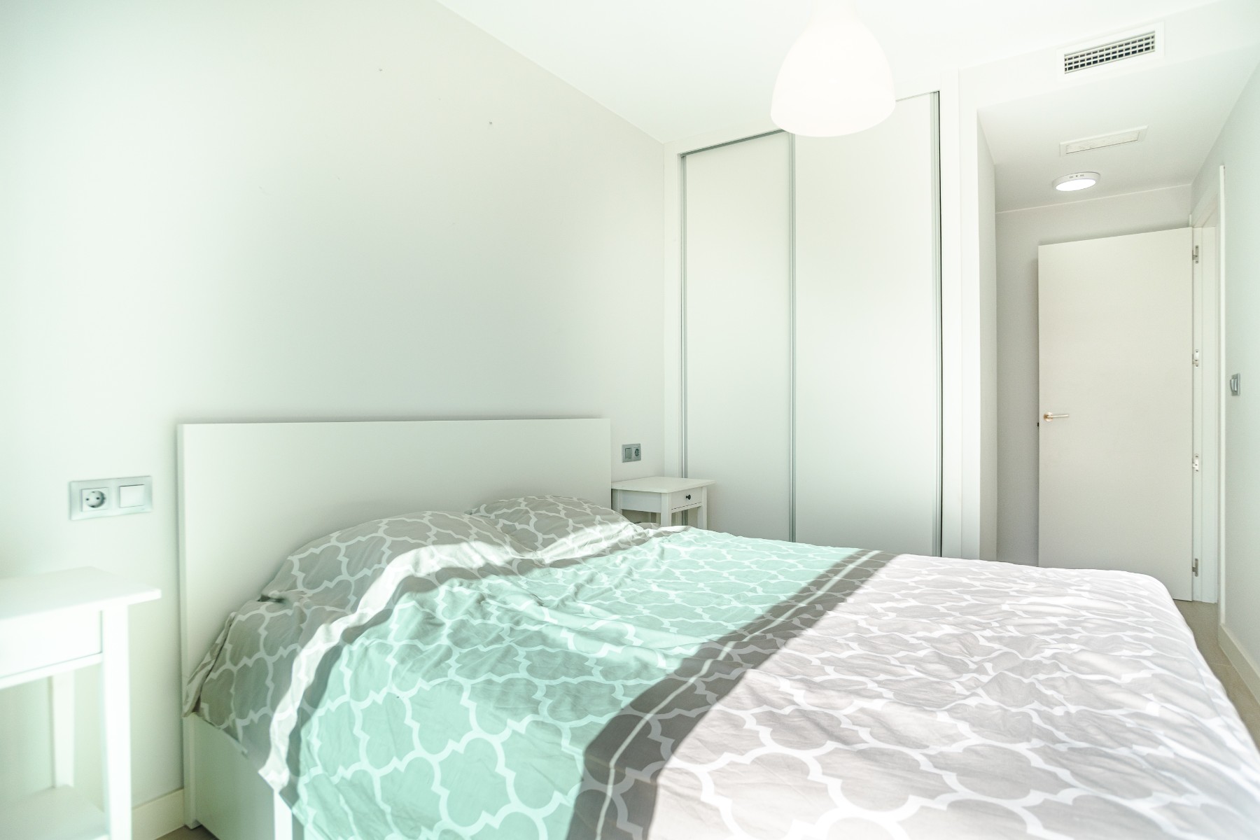 Master bedroom in apartment for sale in Cartagena