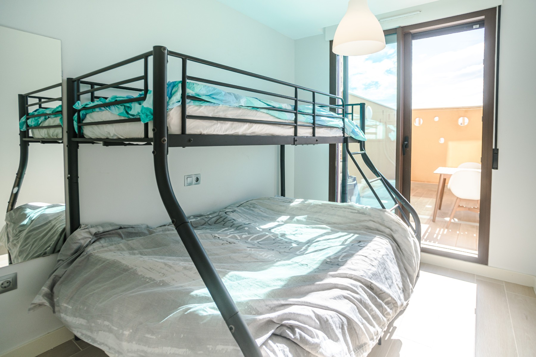 Pool area in apartment for sale in Cartagena