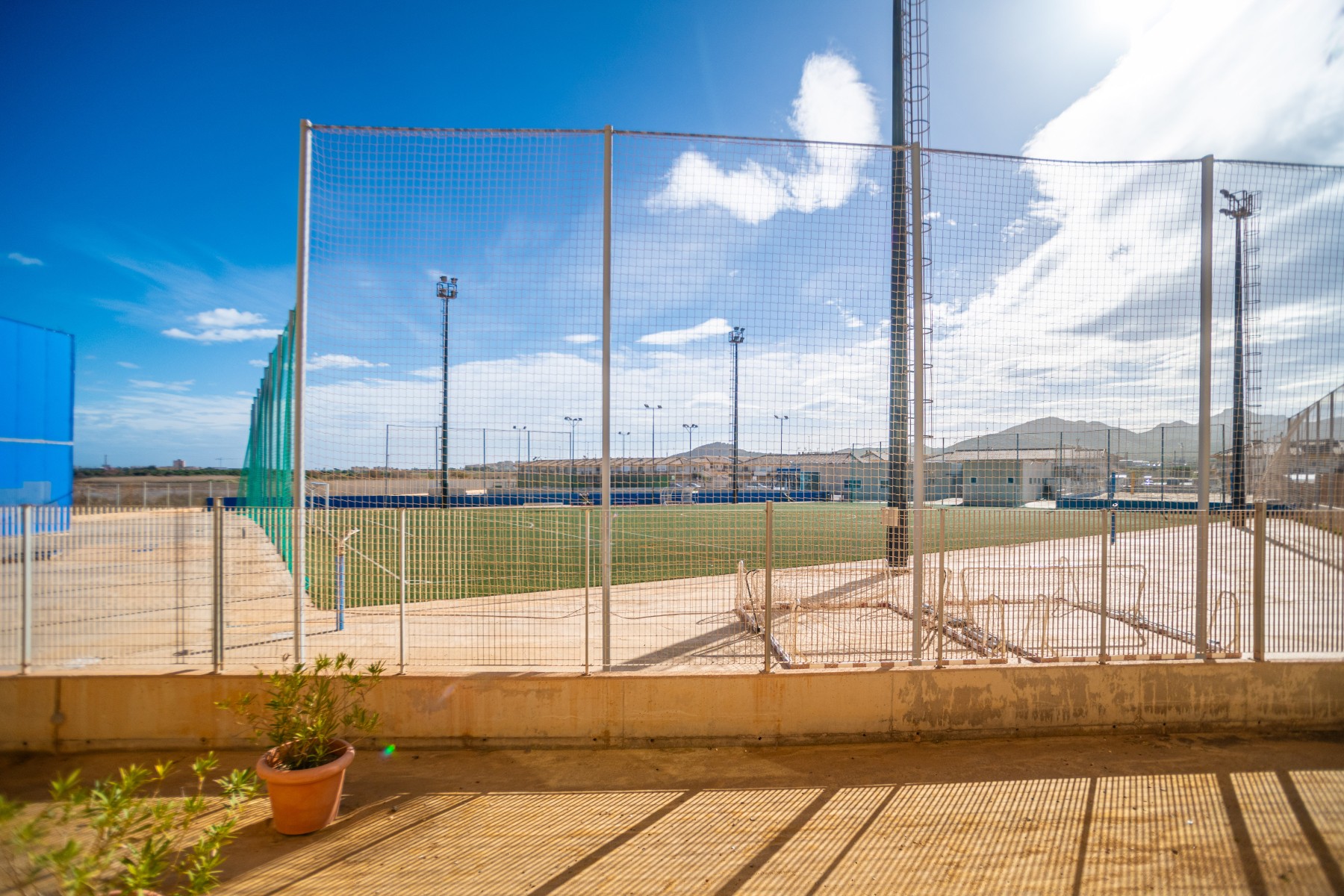 Pool area in apartment for sale in Cartagena