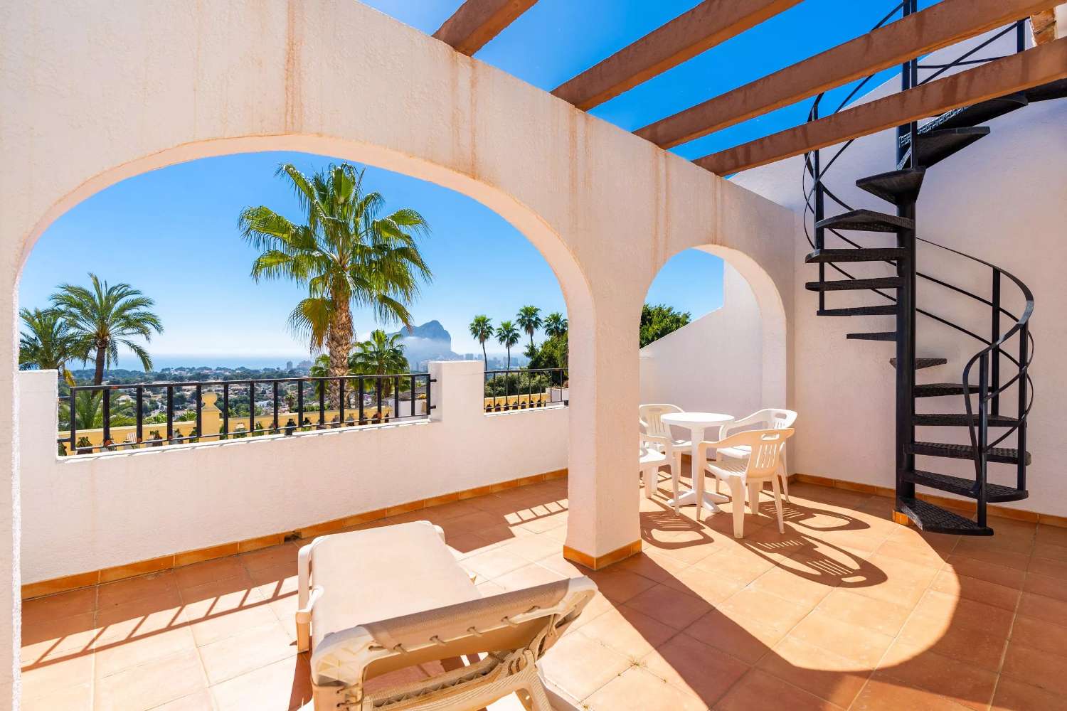 Garden in bungalow for sale in Calpe