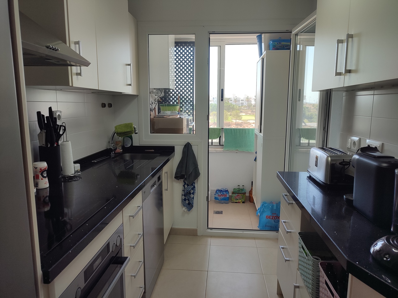 Master bedroom in apartment for sale in Hacienda Riquelme Golf Resort