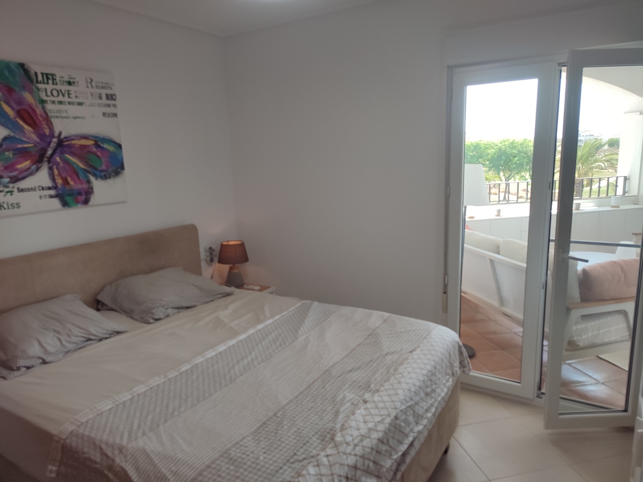 Terrace in apartment for sale in Hacienda Riquelme Golf Resort