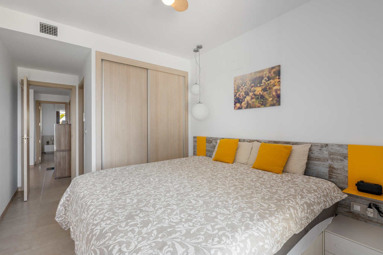 Living room in apartment for sale in Cabo Roig