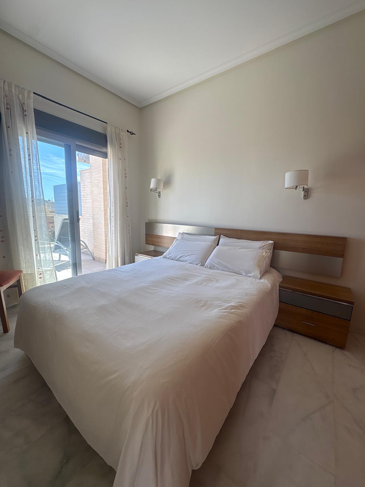 Terrace in penthouse for sale in Denia
