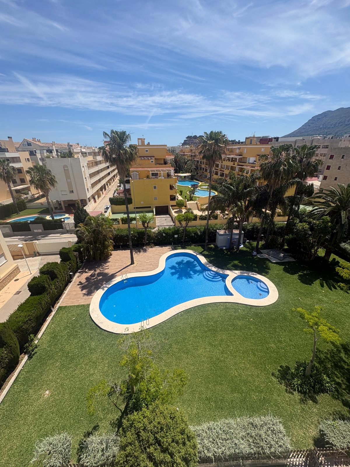 Dining area in penthouse for sale in Denia