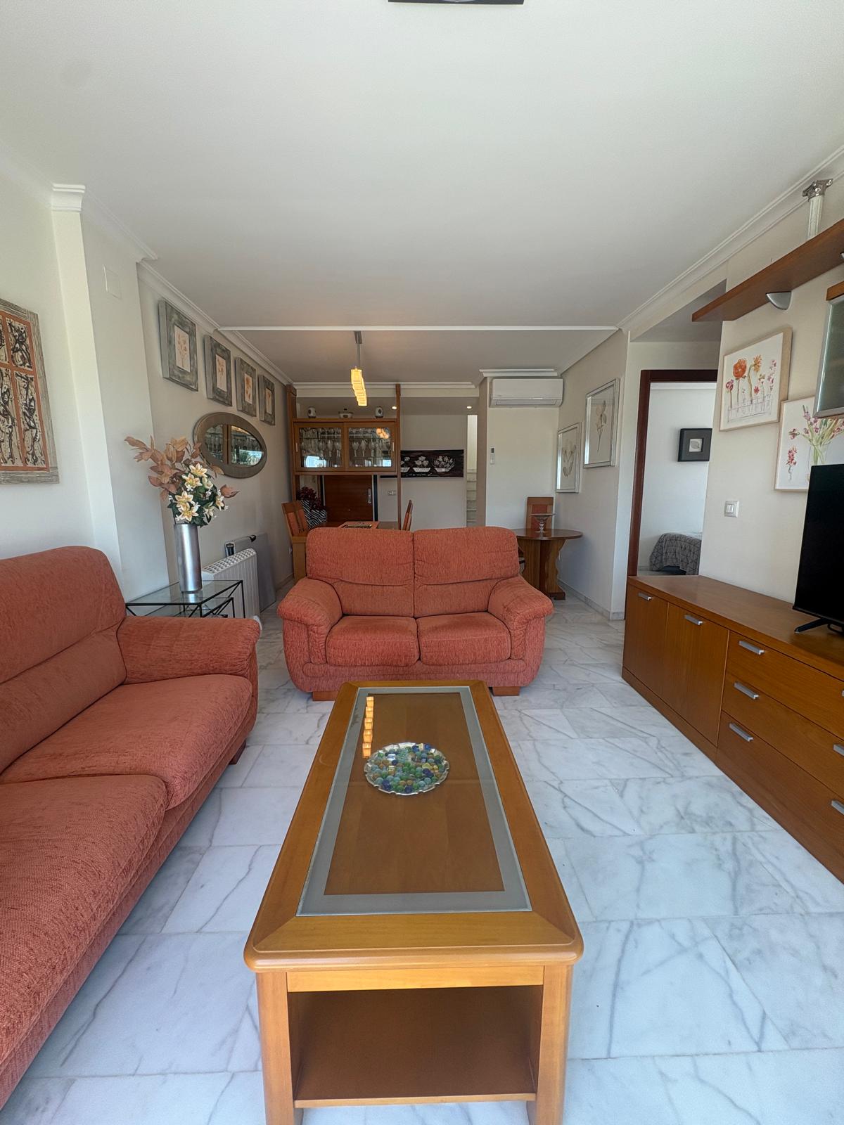 Pool area in penthouse for sale in Denia