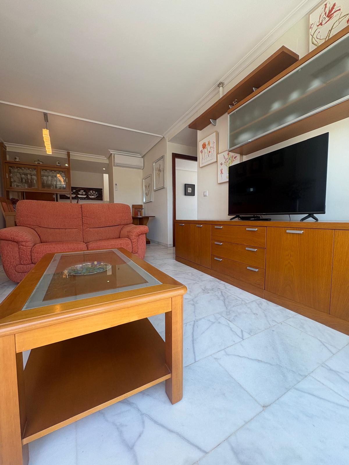 Dining area in penthouse for sale in Denia