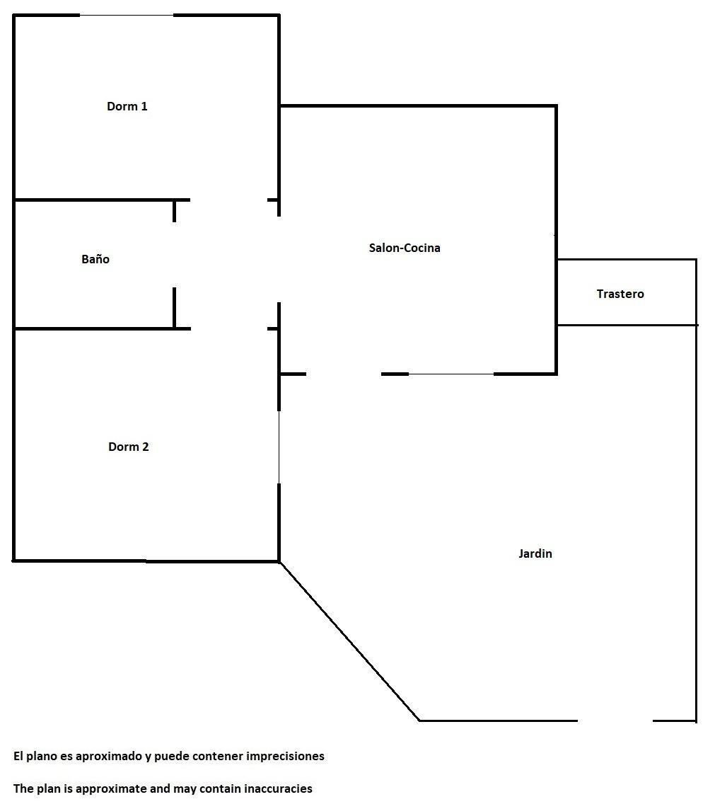 Terrace in bungalow for sale in Torrevieja