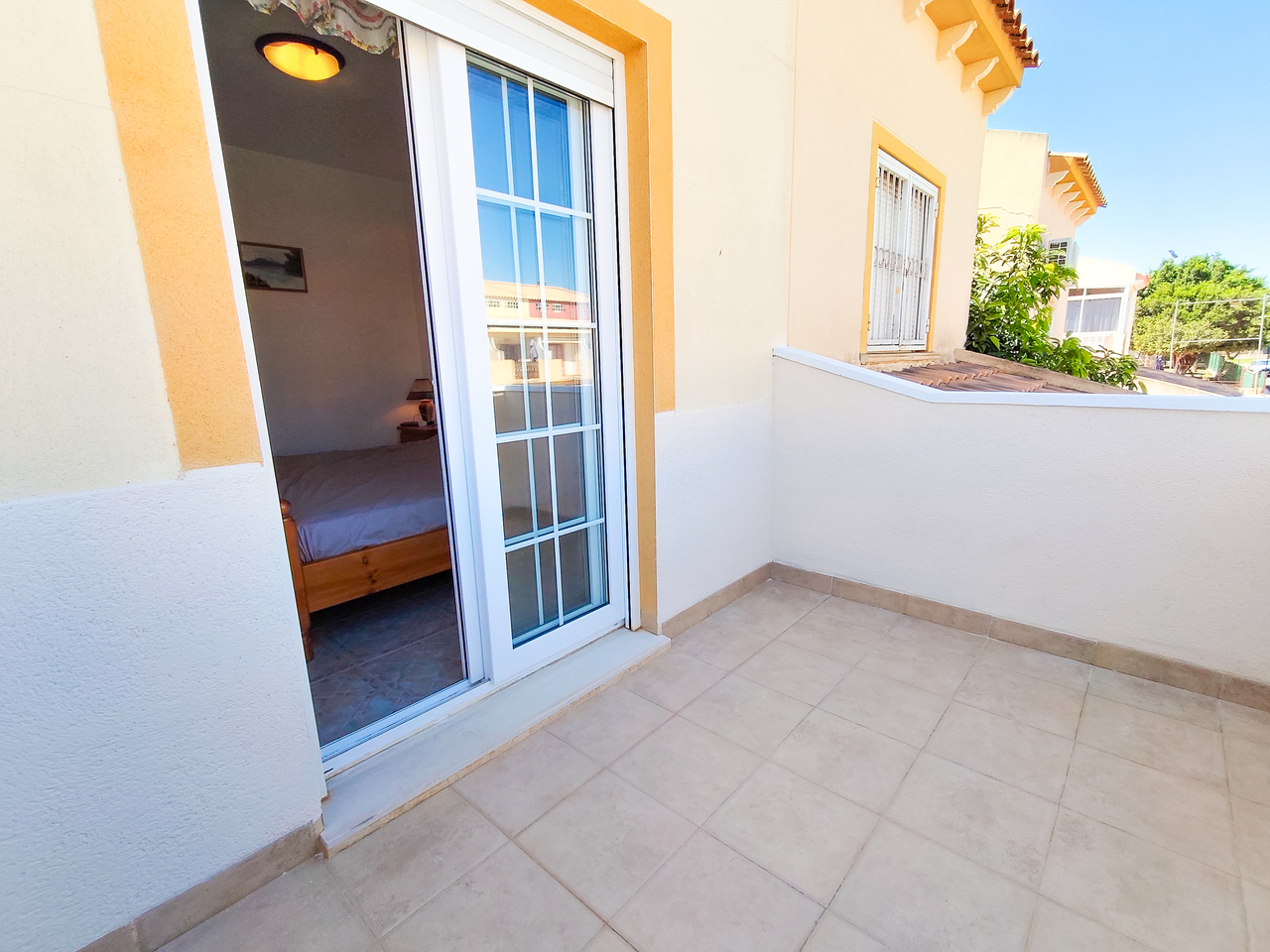 Master bedroom in terraced for sale in Playa Flamenca