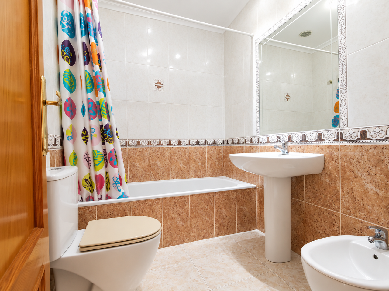 Pool area in terraced for sale in Playa Flamenca