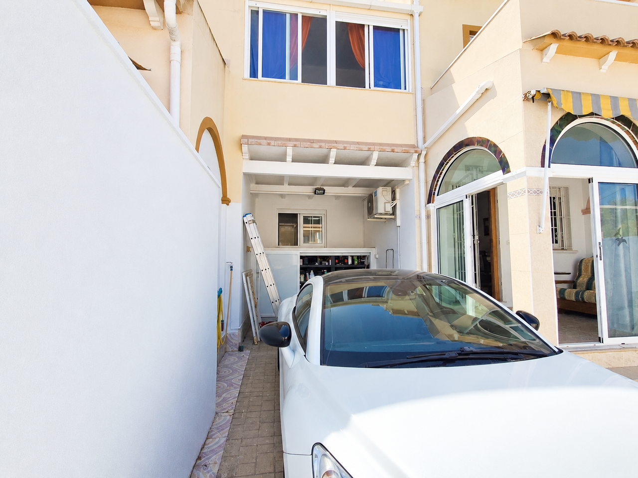 Pool area in terraced for sale in Playa Flamenca