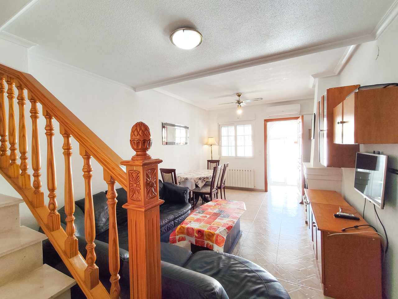 Pool area in terraced for sale in Playa Flamenca
