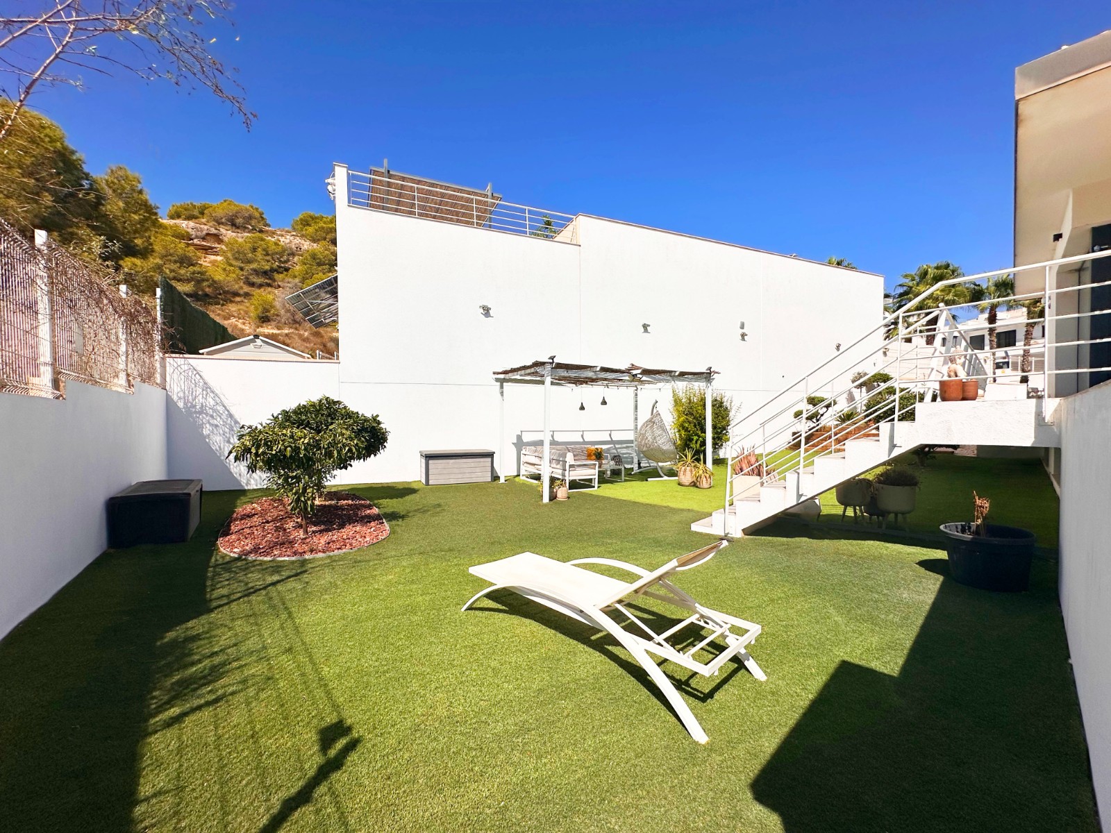 Living room in villa for sale in San Miguel de Salinas