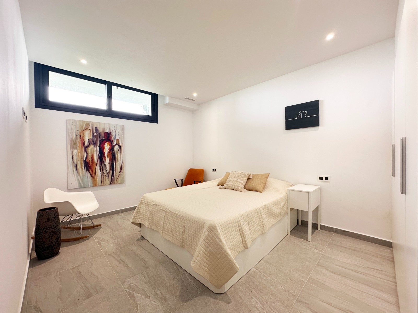 Living room in villa for sale in San Miguel de Salinas
