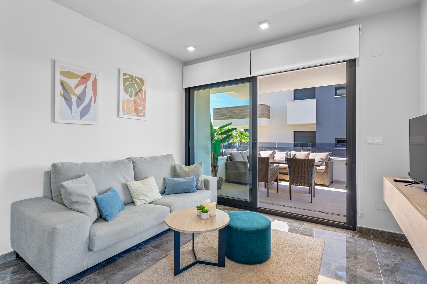 Dining area in apartment for sale in Orihuela Costa