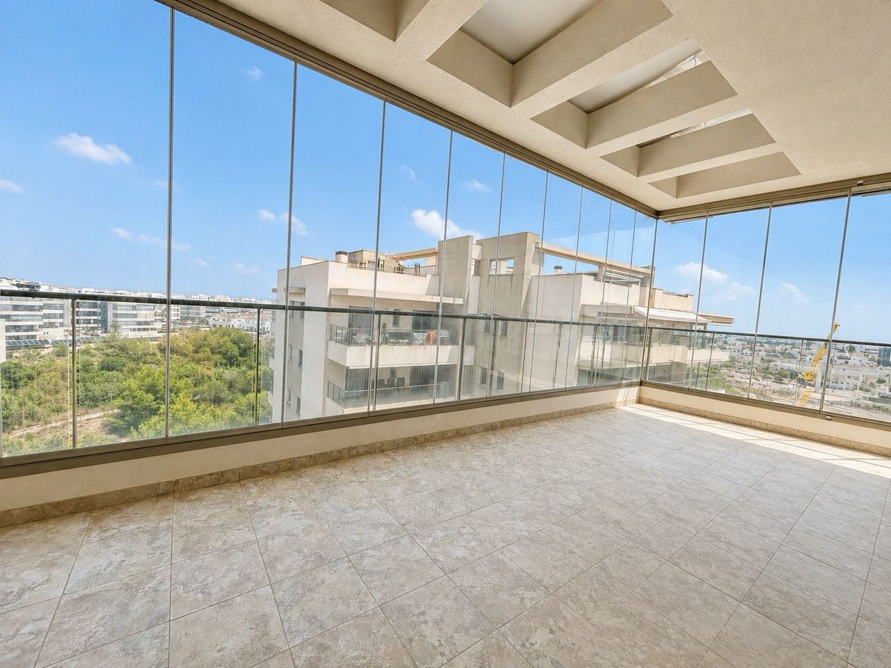 Pool area in penthouse for sale in Los Dolses