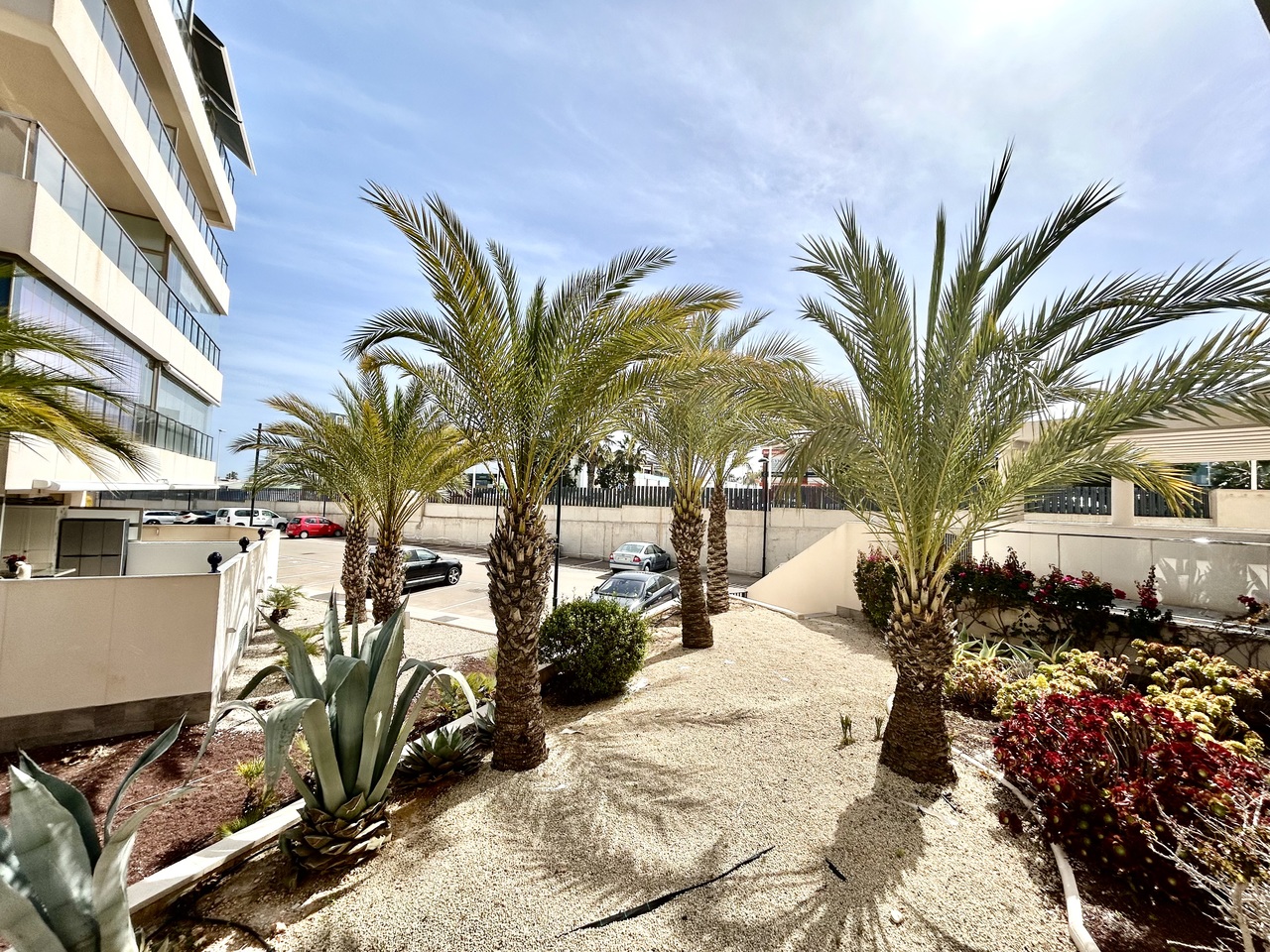 Living room in penthouse for sale in Los Dolses