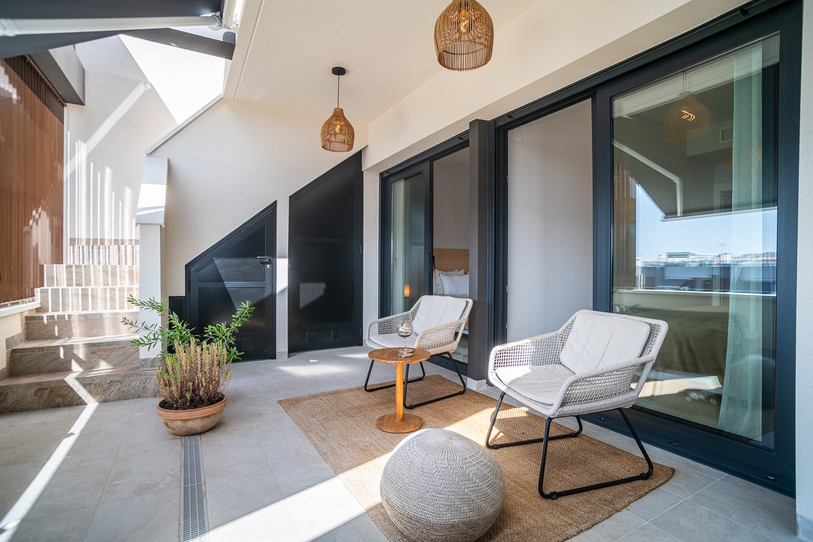 Master bedroom in penthouse for sale in Orihuela Costa