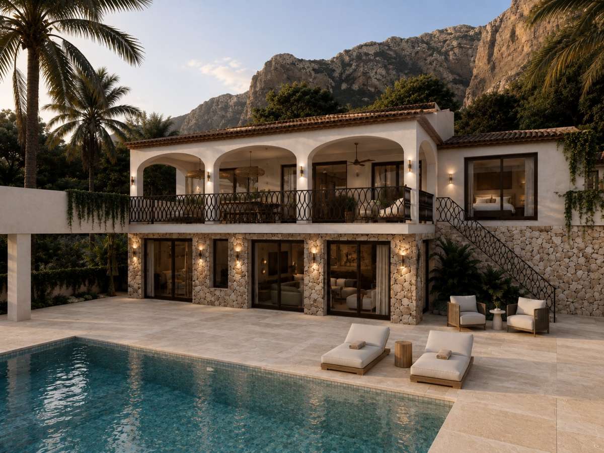 Living room in villa for sale in javea