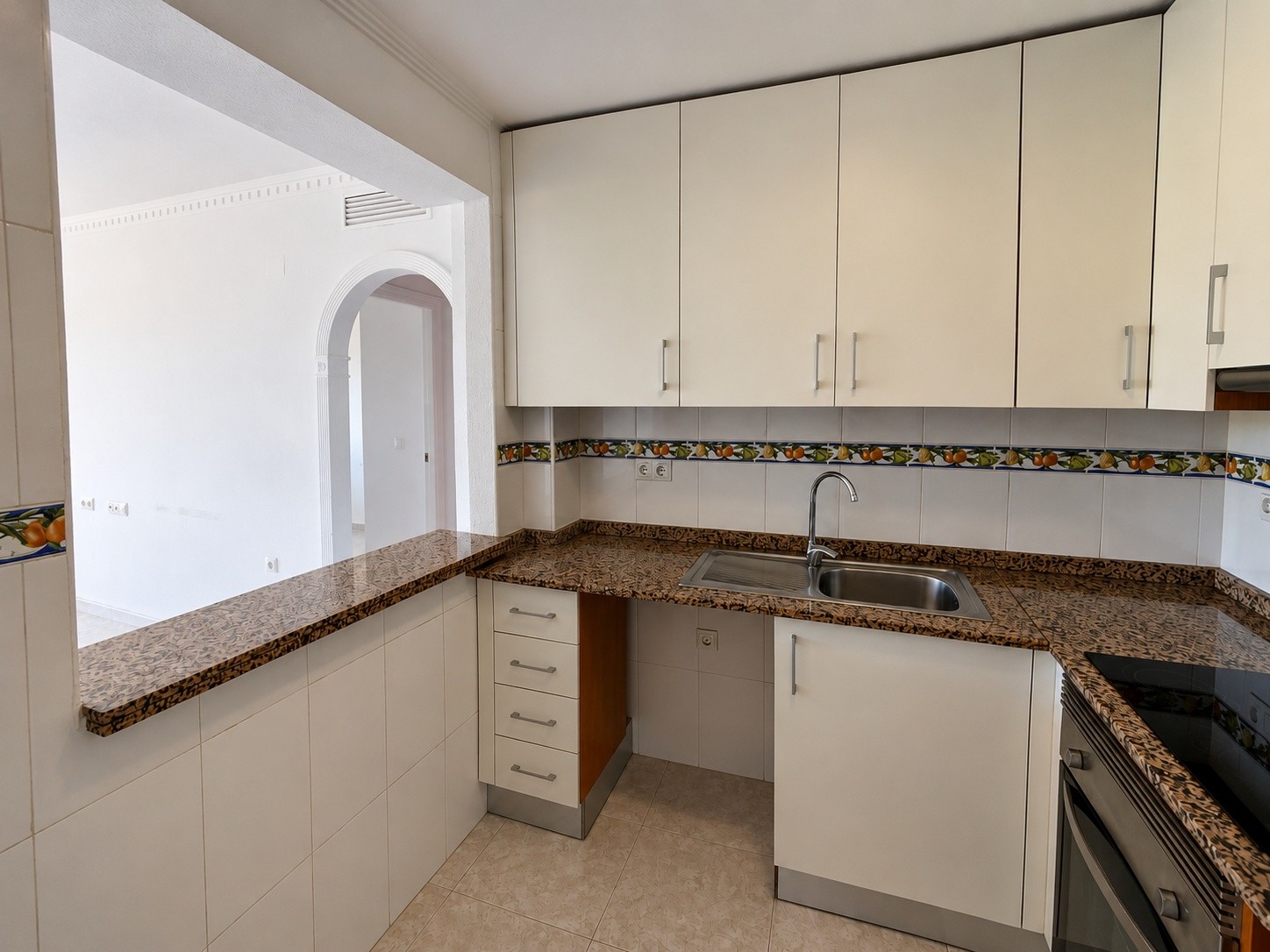 Pool area in apartment for sale in Algorfa