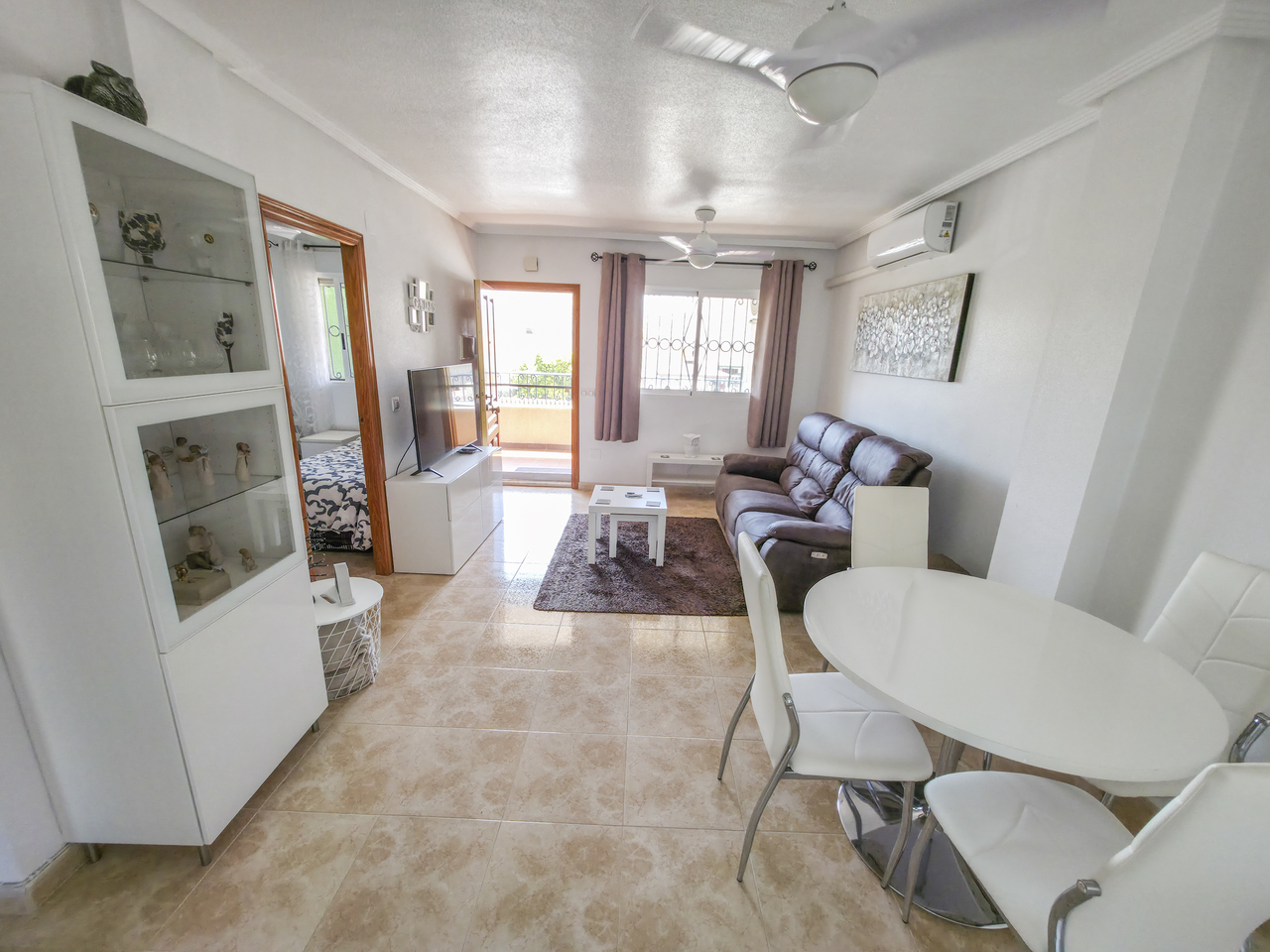 Pool area in apartment for sale in Villamartin